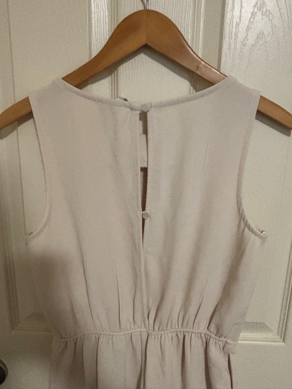 Revolve Song of Style Ivory Sleeveless Jumpsuit workwear semi formal - Picture 6 of 8